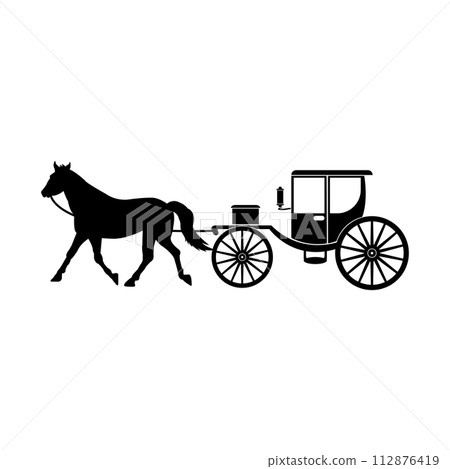 carriage icon carriage icon 112876419