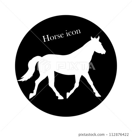 horse icon-插圖素材 [112876422] - PIXTA圖庫