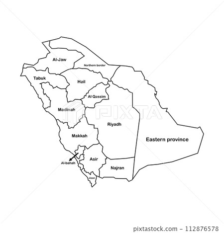 Saudi arabia map icon Saudi arabia map icon 112876578