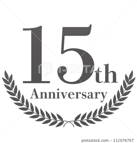 laurel 15th anniversary decorative frame laurel 15th anniversary decorative frame 112876767