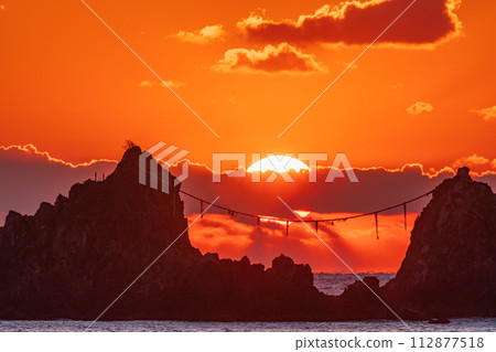 (神奈川縣)萬祖半島三石海灘日出 (神奈川縣)萬祖半島三石海灘日出 112877518