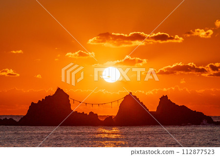 （神奈川縣）萬祖半島三石海灘日出 112877523