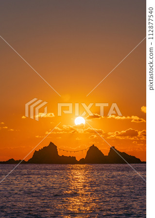 (Kanagawa Prefecture) Manazuru Peninsula Mitsuishi Coast Sunrise (Kanagawa Prefecture) Manazuru Peninsula Mitsuishi Coast Sunrise 112877540