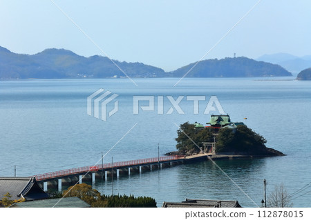 [Kagawa Prefecture] Tsushima Shrine (God of Children) on a sunny day 112878015