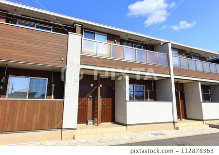 出租公寓和住宅區的形象 出租公寓和住宅區的形象 112878363