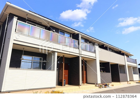 出租公寓和住宅區的形象 出租公寓和住宅區的形象 112878364