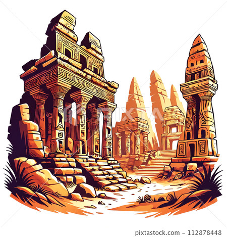 Ancient ruins 112878448