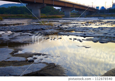 Asahi reflected on the river 112878540