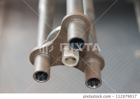 Muzzle of 20mm Gatling gun M197 Muzzle of 20mm Gatling gun M197 112879017