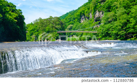 吹割瀑布(片品溪谷) 吹割瀑布(片品溪谷) 112880786