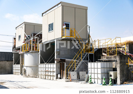 Ready-mix concrete factory plant Ready-mix concrete factory plant 112880915