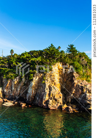 View of Sandakabe Senjojiki area from Senjojiki [Nishimuro District, Wakayama Prefecture] 112881033