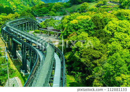 View from Mt. Inasa slope car [Nagasaki City] 112881133
