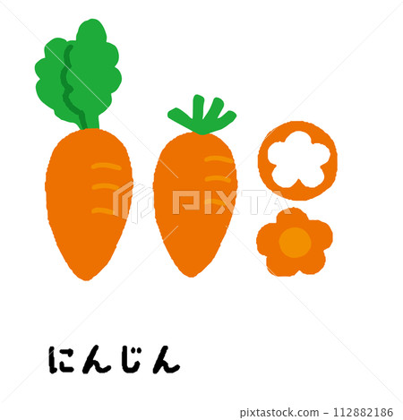 夏季蔬菜胡蘿蔔 夏季蔬菜胡蘿蔔 112882186