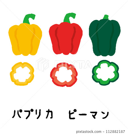 夏季蔬菜辣椒青椒 112882187