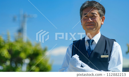 smiling driver 112882213