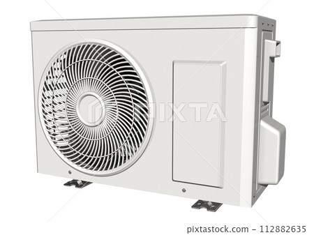Outdoor unit, air conditioner, air compressor, electrical appliance, home appliance, electrical appliance (3DCG image) Outdoor unit, air conditioner, air compressor, electrical appliance, home appliance, electrical appliance (3DCG image) 112882635
