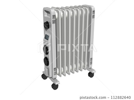 油加熱器、電器、家電、電器、單品（3DCG影像） 112882640