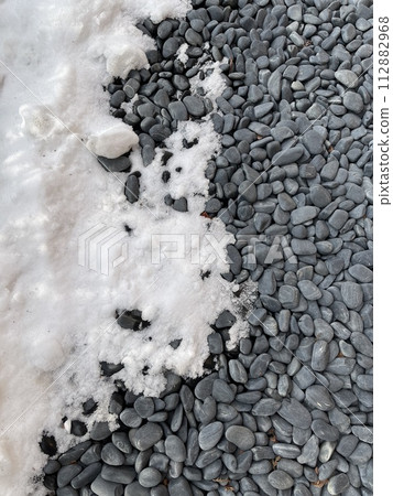 lots of stones and snow lots of stones and snow 112882968