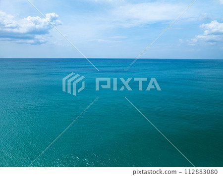 Summer sea waves nature background,Drone aerial view ocean background Summer sea waves nature background,Drone aerial view ocean background 112883080