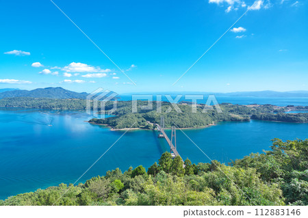 [Landscape from Hario Park Observatory] Takanosu, Nagashima-cho, Izumi-gun, Kagoshima Prefecture 112883146