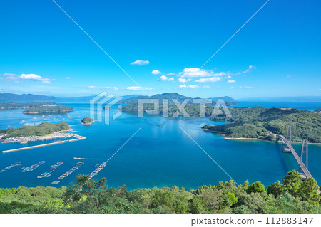 [Landscape from Hario Park Observatory] Takanosu, Nagashima-cho, Izumi-gun, Kagoshima Prefecture 112883147