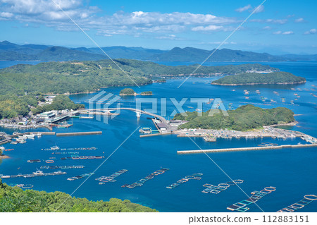 [Landscape from Hario Park Observatory] Takanosu, Nagashima-cho, Izumi-gun, Kagoshima Prefecture 112883151