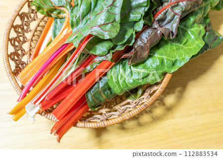 Colorful vegetables Swiss chard Colorful vegetables Swiss chard 112883534