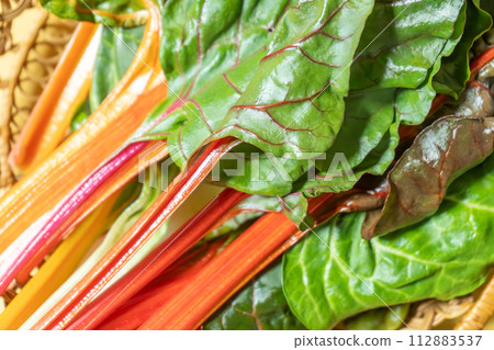 Colorful vegetables Swiss chard 112883537