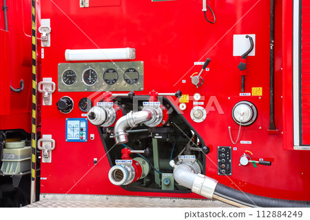 fire engine water pump fire engine water pump 112884249