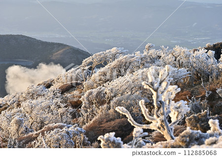 Snowy summit of Mt. Korea Snowy summit of Mt. Korea 112885068