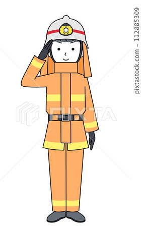 向消防人員致敬（救援隊/消防服） 112885309