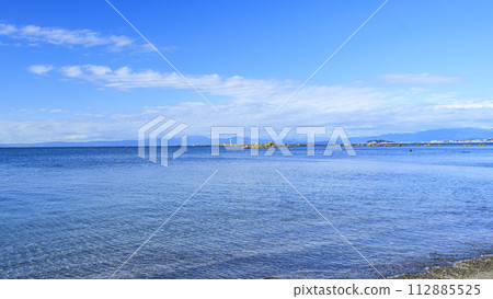 Shonan sea seen from Hayama Shonan sea seen from Hayama 112885525