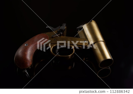 rifle, pistol, pistols 112886342