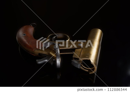 rifle, pistol, pistols 112886344