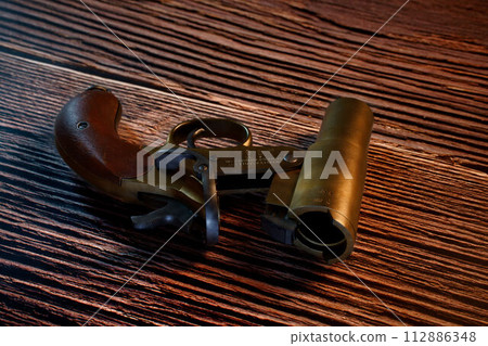rifle, pistol, pistols 112886348