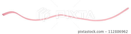 Pink stroke brush isolated on white background. 112886962
