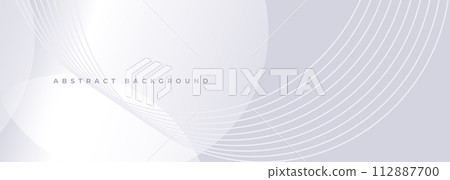 Abstract modern white background with circles and circular stripes. Abstract modern white background with circles and circular stripes. 112887700
