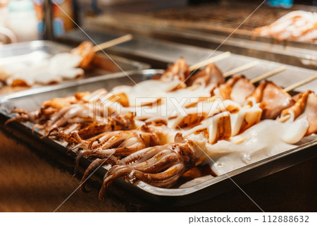 台灣夜市攤魷魚 台灣夜市攤魷魚 112888632