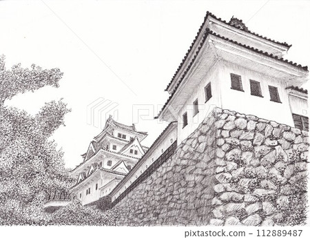 Gujo Hachiman Castle, a castle on a sea of clouds Gujo Hachiman Castle, a castle on a sea of clouds 112889487