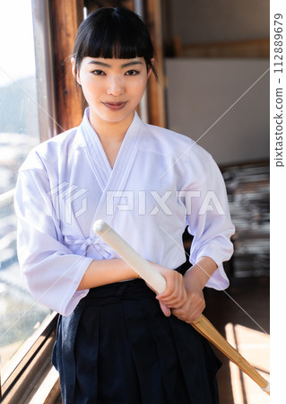 劍道製服的女孩 劍道製服的女孩 112889679