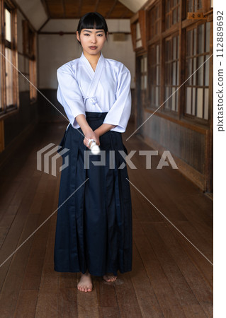 劍道製服的女孩 劍道製服的女孩 112889692