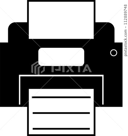Business icon "Print" Business icon "Print" 112889748
