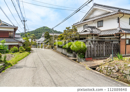 【重要傳統建築群保存地區】福住初夏河原地區風景 3 兵庫縣丹波筱山市 112889848