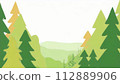 有森林和山脈的風景 112889906
