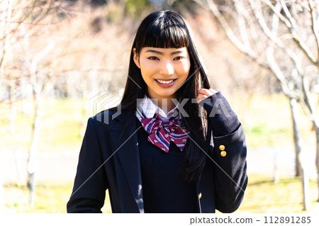 校園裡的高中女孩 112891285