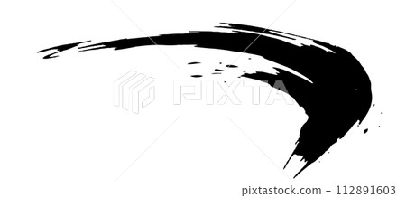 Analog touch material: brush texture ink ink brush pattern wave pattern brush handwriting material. brush stroke Analog touch material: brush texture ink ink brush pattern wave pattern brush handwriting material. brush stroke 112891603