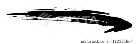 Analog touch material: brush texture ink ink brush pattern wave pattern brush handwriting material. brush stroke Analog touch material: brush texture ink ink brush pattern wave pattern brush handwriting material. brush stroke 112891604