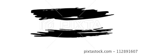 Analog touch material: brush texture ink ink brush pattern wave pattern brush handwriting material. brush stroke Analog touch material: brush texture ink ink brush pattern wave pattern brush handwriting material. brush stroke 112891607