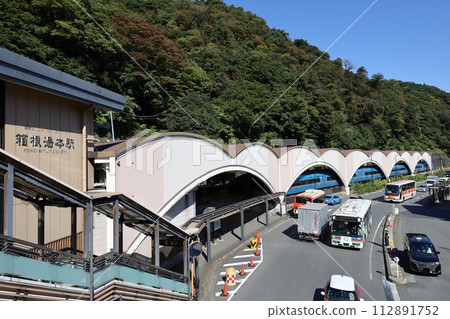 箱根登山電車“箱根湯本站” 112891752